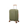 Continuous 22" Hardside Carry-On 8 Wheel Expandable Spinner with Hard Pocket (Olive Drab)