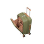 Continuous 22" Hardside Carry-On 8 Wheel Expandable Spinner with Hard Pocket (Olive Drab)