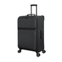 Debutant 3 Piece Softside 8 Wheel Spinner Luggage Set (Black)
