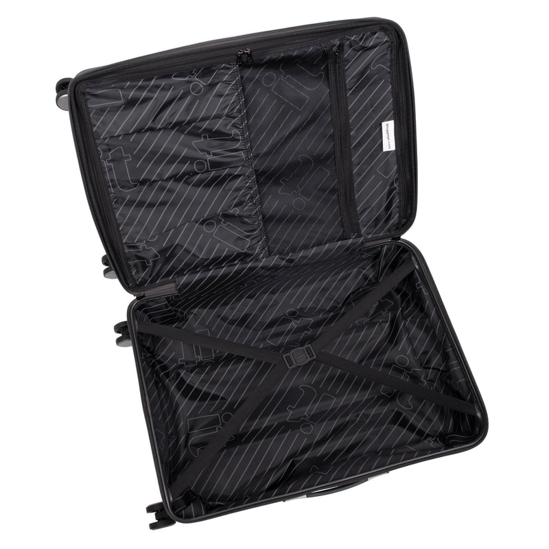 Erudite 32" Hardside Checked 8 Wheel Expandable Spinner (Green)