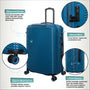 Traversed 21" Hardside Carry-On 8 Wheel Expandable Spinner (Deep Dive)