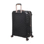 Glitzy 31" Hardside Checked 8 Wheel Expandable Spinner (Black)