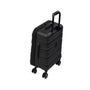 Evolving 22" Hybrid Hardside 8 Wheel Expandable Carry-On Luggage (Black)