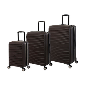 ECO-Protect Hardside 3pc 8 Wheel Expandable Spinner Set (Coffee Bean)