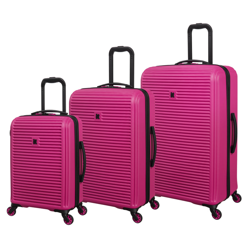 Shutter 3 Piece Hardside 8 Wheel Spinner Set (Pink Yarrow)