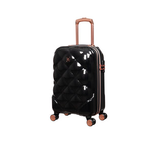 St. Tropez Trois Hardside 3pc 8 Wheel Expandable Spinner Set (Black)