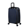 Lineal 21" Hardside Carry-On 8 Wheel Expandable Spinner (Dress Blues)