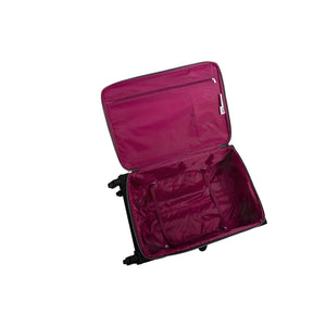 Divinity 21" Softside Carry-On 4 Wheel Spinner (Black)