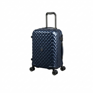 Glitzy 21" Hardside Carry-On 8 Wheel Expandable Spinner (Blueberry)