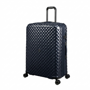 Glitzy 3 Piece Hardside 8 Wheel Expandable Spinner Set (Blueberry)
