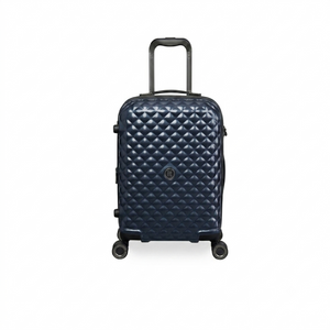 Glitzy 21" Hardside Carry-On 8 Wheel Expandable Spinner (Blueberry)