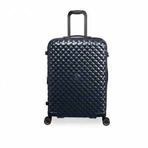Glitzy 27" Hardside Checked 8 Wheel Expandable Spinner (Blueberry)