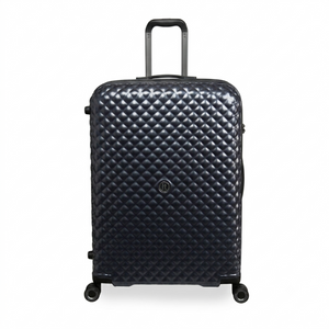 Glitzy 31" Hardside Checked 8 Wheel Expandable Spinner (Blueberry)