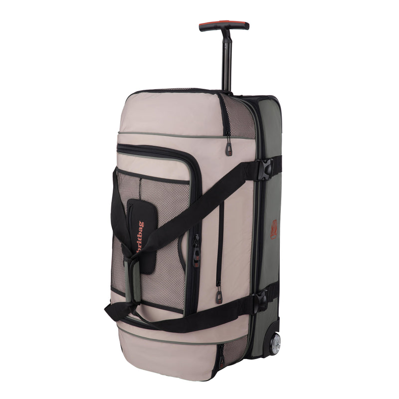 BritBag Jakarta Tan-Olive 2-Wheel Duffle Bag