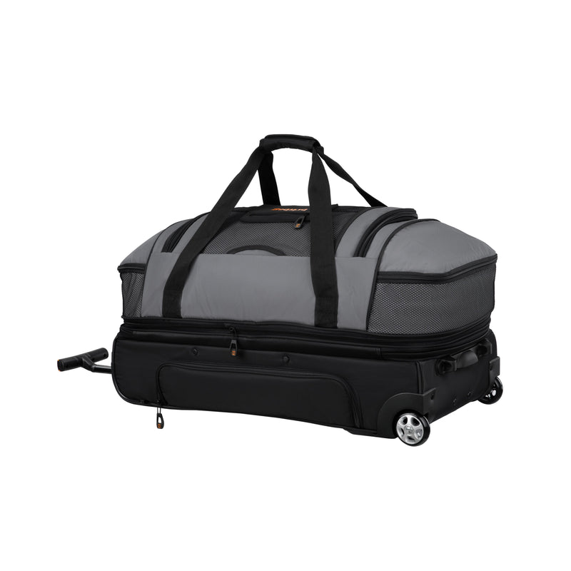 BRITBAG Jakarta Travel Rolling Duffel (Grey / Black)