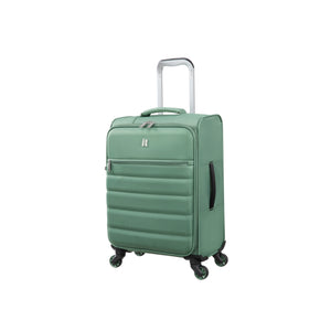 Striving 3 Piece Softside 8 Wheel Spinner Luggage Set (Hedge Green)