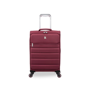 Striving 22" Softside Carry-On 8 Wheel Spinner (Tibetan Red)