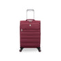 Striving 3 Piece Softside 8 Wheel Spinner Luggage Set (Tibetan Red)