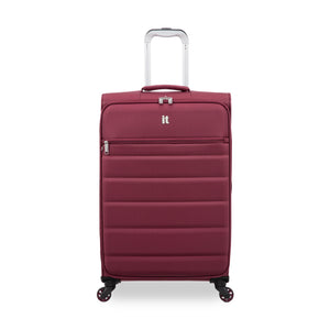 Striving 27" Softside Checked 8 Wheel Spinner (Tibetan Red)