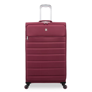 Striving 31" Softside Checked 8 Wheel Spinner (Tibetan Red)