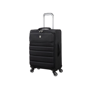 Striving 3 Piece Softside 8 Wheel Spinner Luggage Set (Black)