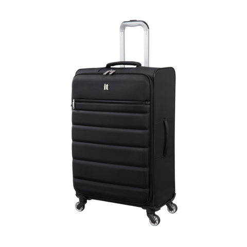 Striving 27" Softside Checked 4 Wheel Spinner (Black)