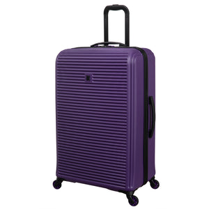 Shutter 31" Hardside Checked 8 Wheel Spinner (Purple)