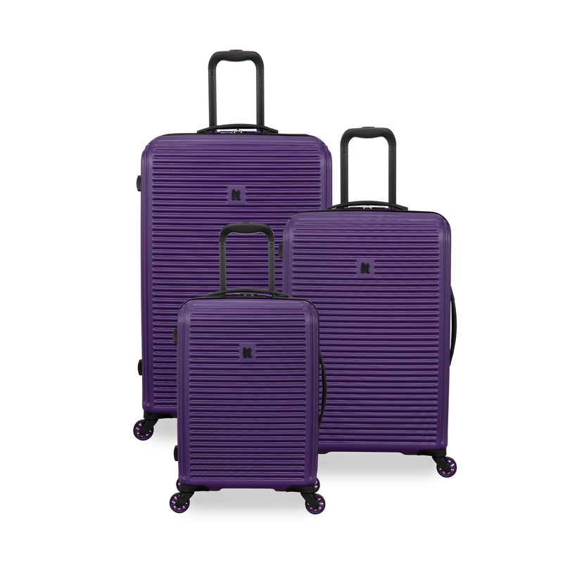 Shutter 3 Piece Hardside 8 Wheel Spinner Set (Purple)