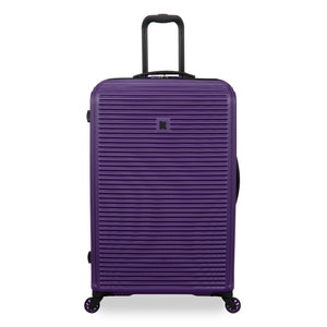 Shutter 31" Hardside Checked 8 Wheel Spinner (Purple)