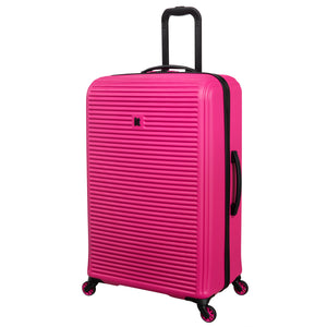 Shutter 31" Hardside Checked 8 Wheel Spinner (Pink Yarrow)