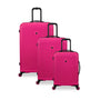 Shutter 3 Piece Hardside 8 Wheel Spinner Set (Pink Yarrow)