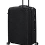 Traversed 3 Piece Hardside 8 Wheel Expandable Spinner Set (Black)