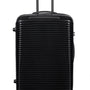 Traversed 28" Hardside Checked 8 Wheel Expandable Spinner (Black)