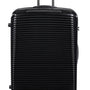 Traversed 3 Piece Hardside 8 Wheel Expandable Spinner Set (Black)