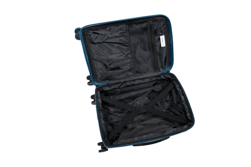 Traversed 21" Hardside Carry-On 8 Wheel Expandable Spinner (Deep Dive)