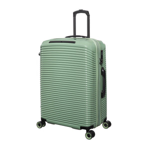 Traversed 28" Hardside Checked 8 Wheel Expandable Spinner (Hedge Green)