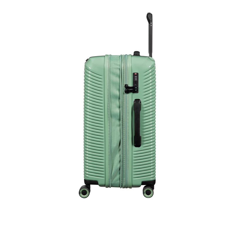 Traversed 21" Hardside Carry-On 8 Wheel Expandable Spinner (Hedge Green)