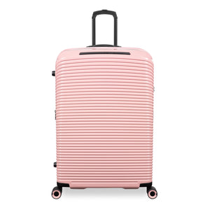 Traversed 31.5" Hardside Checked 8 Wheel Expandable Spinner (Metallic Rose Gold)