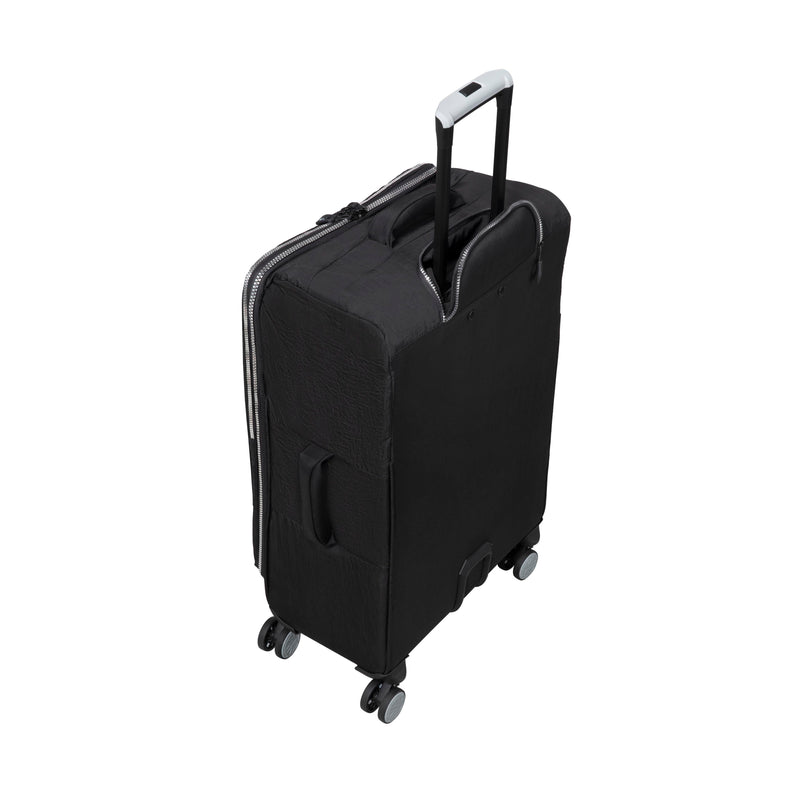 BRITBAG Ashdon 32" Softside Checked 8 Wheel Spinner (Black)