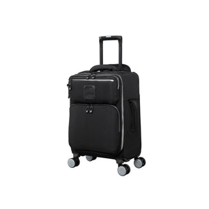 BRITBAG Ashdon 22" Softside Carry-On 8 Wheel Spinner (Black)