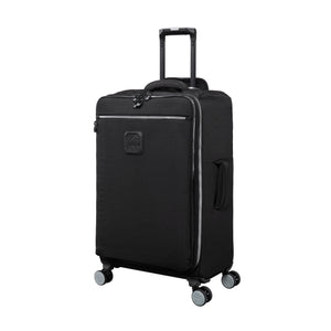 BRITBAG Ashdon 28" Softside Checked 8 Wheel Spinner (Black)