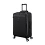BRITBAG Ashdon 3 Piece Softside 8 Wheel Spinner Set (Black）