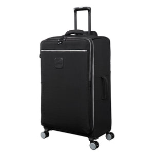 BRITBAG Ashdon 32" Softside Checked 8 Wheel Spinner (Black)