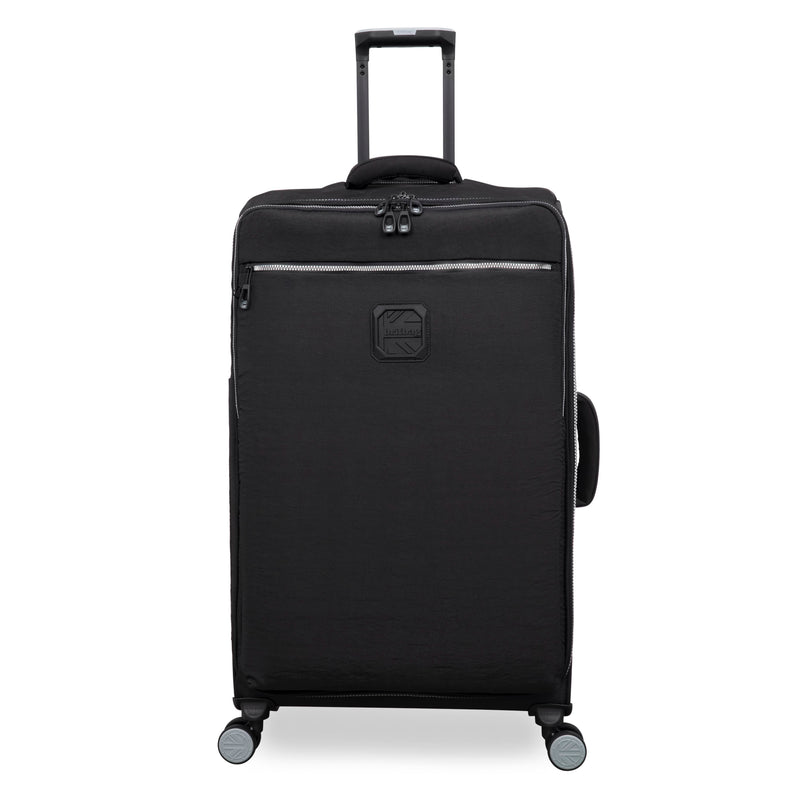 BRITBAG Ashdon 32" Softside Checked 8 Wheel Spinner (Black)