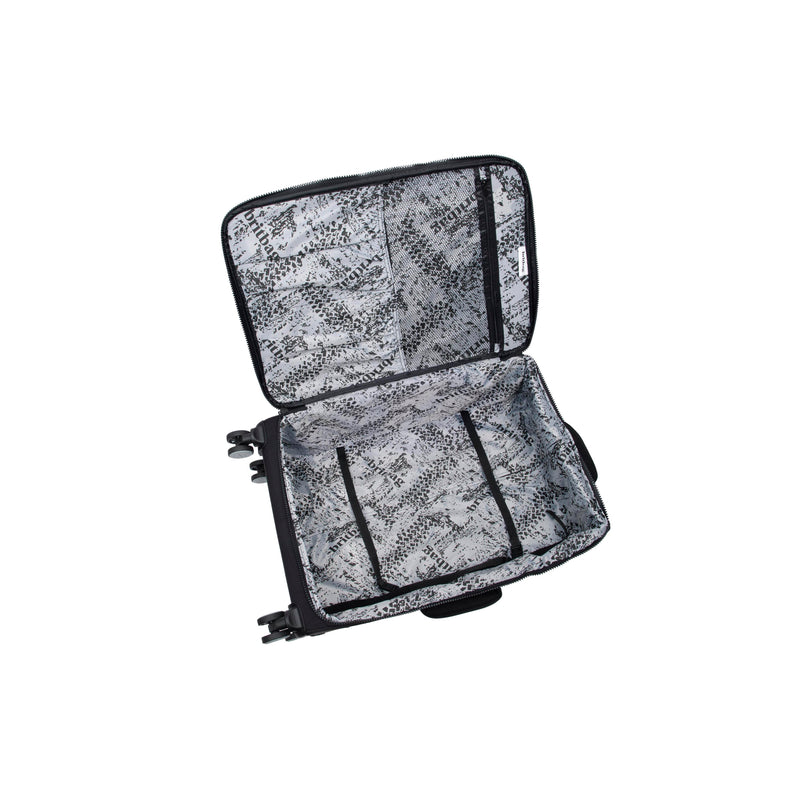 BRITBAG Ashdon 28" Softside Checked 8 Wheel Spinner (Black)