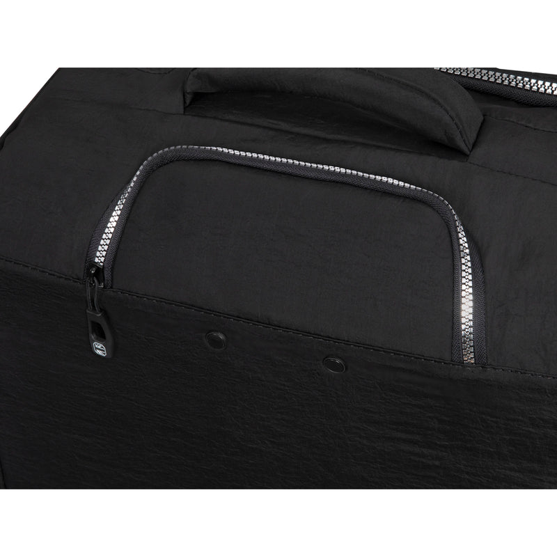 BRITBAG Ashdon 3 Piece Softside 8 Wheel Spinner Set (Black）
