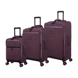 BRITBAG Ashdon 3 Piece Softside 8 Wheel Spinner Set (Fig)
