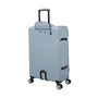 BRITBAG Ashdon 32" Softside Checked 8 Wheel Spinner (Light Blue)