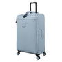 BRITBAG Ashdon 3 Piece Softside 8 Wheel Spinner Set (Light Blue)