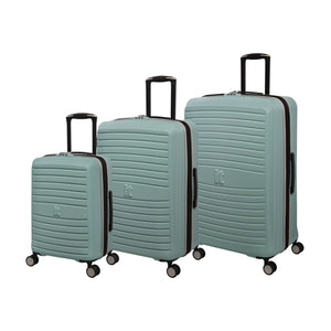 ECO-Protect Hardside 3pc 8 Wheel Expandable Spinner Set (Mint Eggshell)